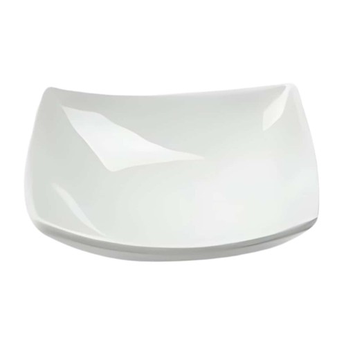 Bol mélamine carré blanc - bol,