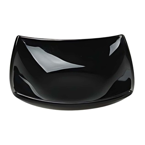 Bol mélamine carré noir - en,