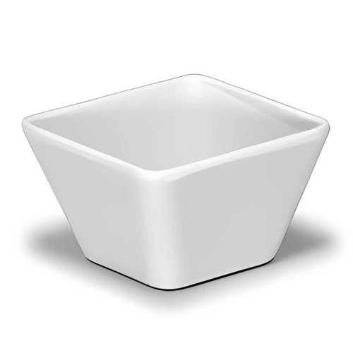 Bol mélamine carré - bol, en